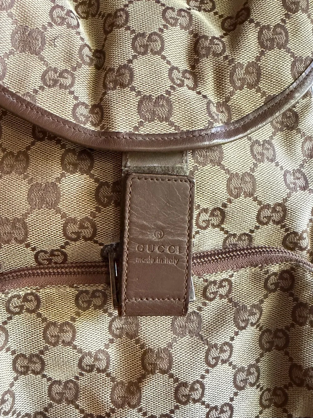 Gucci Canvas Backpack Vintage